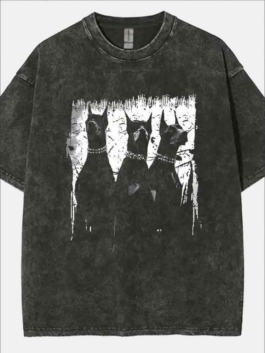 Men's Printed Short Sleeve T-Shirt - Unique Casual Graphic Tee