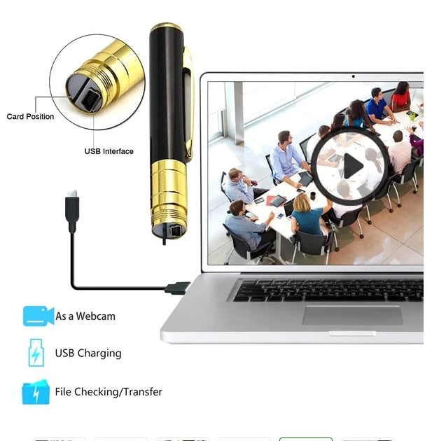 Pen Camera Cam Mini Hidden Pocket Audio Video Recorder DVR Security 1080P HD USA - DropOnline.co