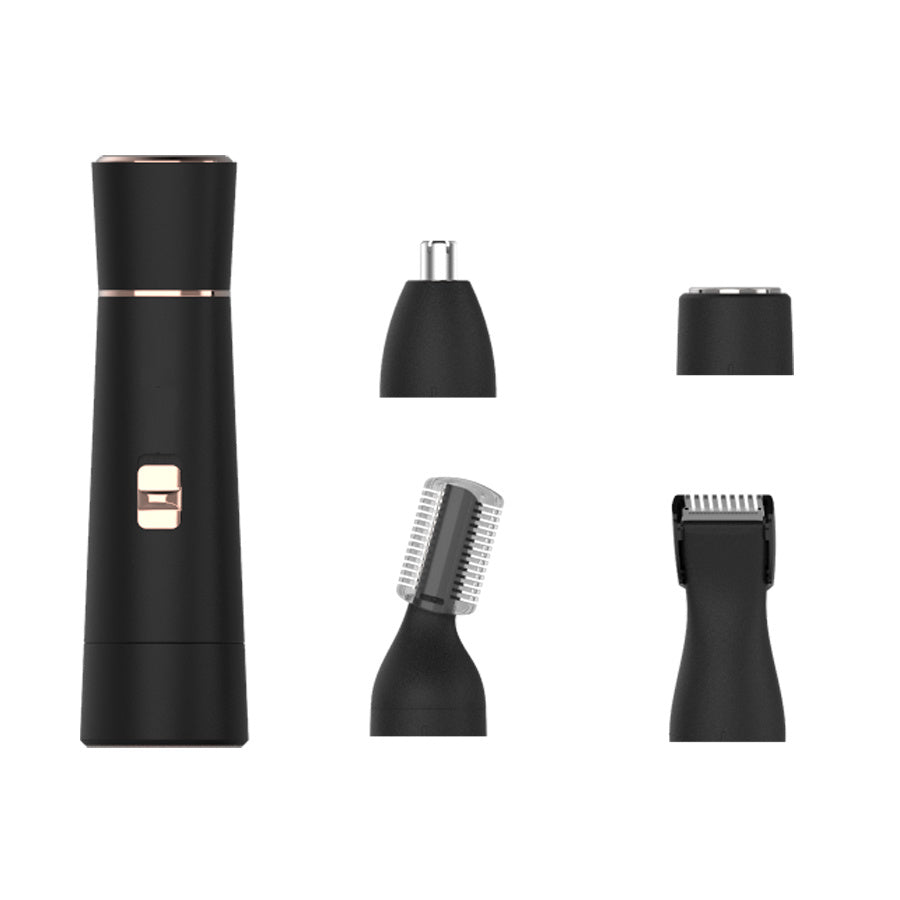 4 In 1 Facial Eyebrow Hair Epilator Remover Tool Device Painless Electric Shaver For Women - DropOnline.co