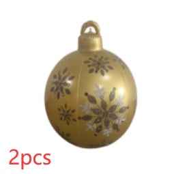 Giant Inflatable Christmas Ball 60cm - PVC Outdoor Ornament Decoration for Tree & Yard - DropOnline.co