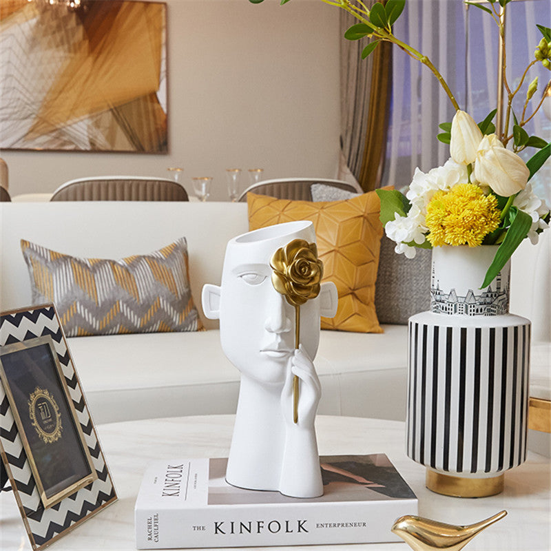 Vase Decoration Art Light Luxury Home Decoration - DropOnline.co