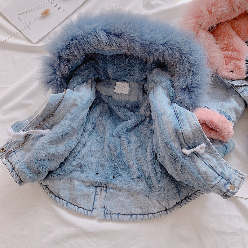 Girl denim coat - DropOnline.co