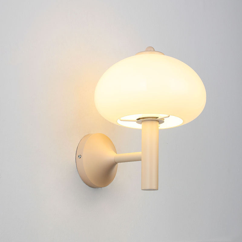 Small Mushroom Wall Lamp Retro Decor Living Room Bedroom Bedside - DropOnline.co