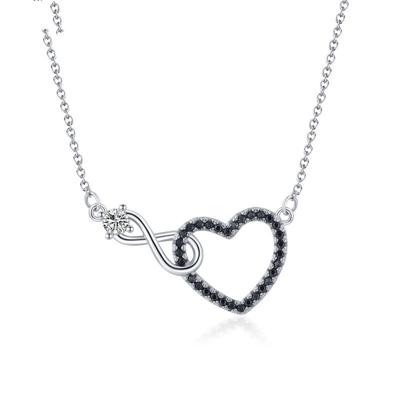 Creative Hollow Heart-shaped Zircon Necklace - DropOnline.co