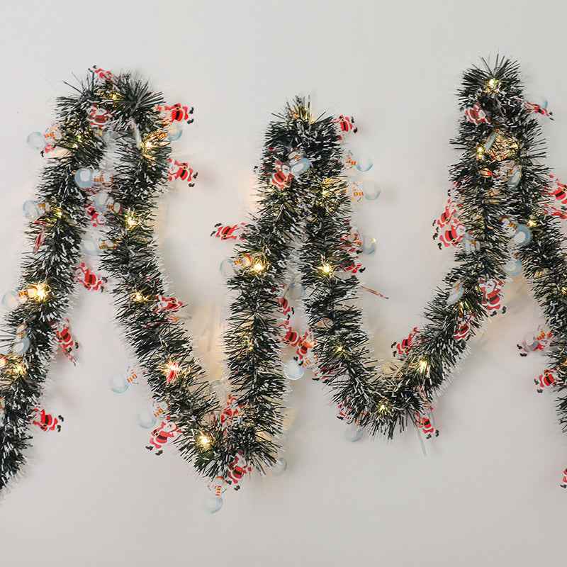 Christmas Ribbon LED Strip Lights - Festive Atmosphere String with Character Designs - DropOnline.co