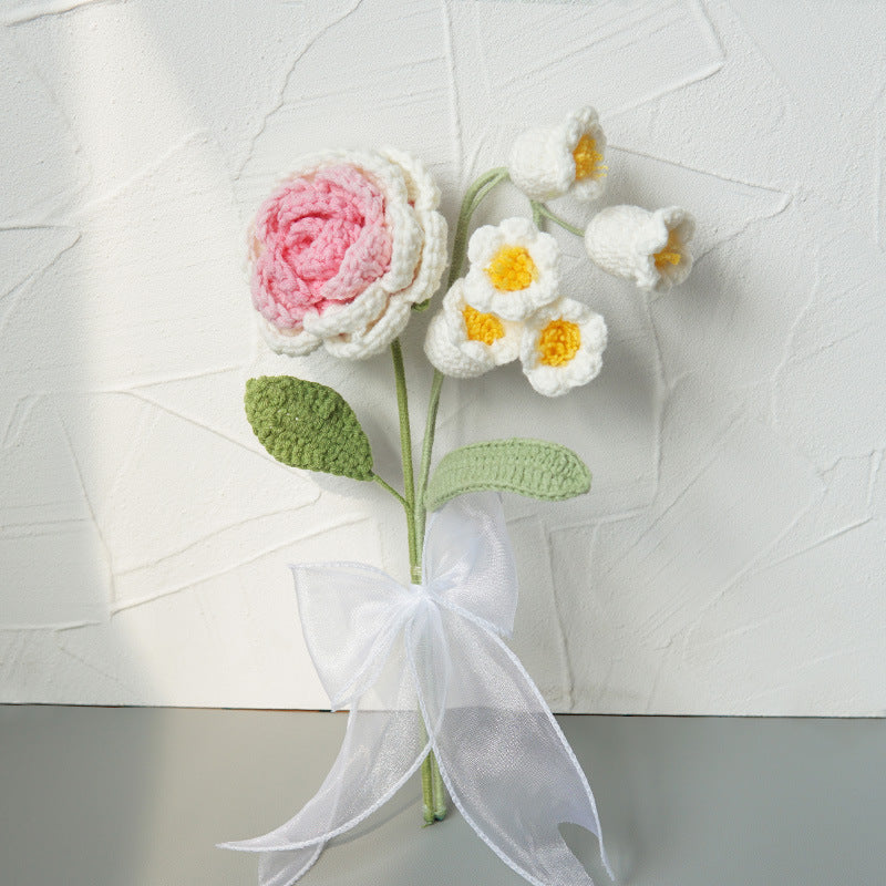 Home Hand-knitting Bouquet Pendant Decoration - DropOnline.co