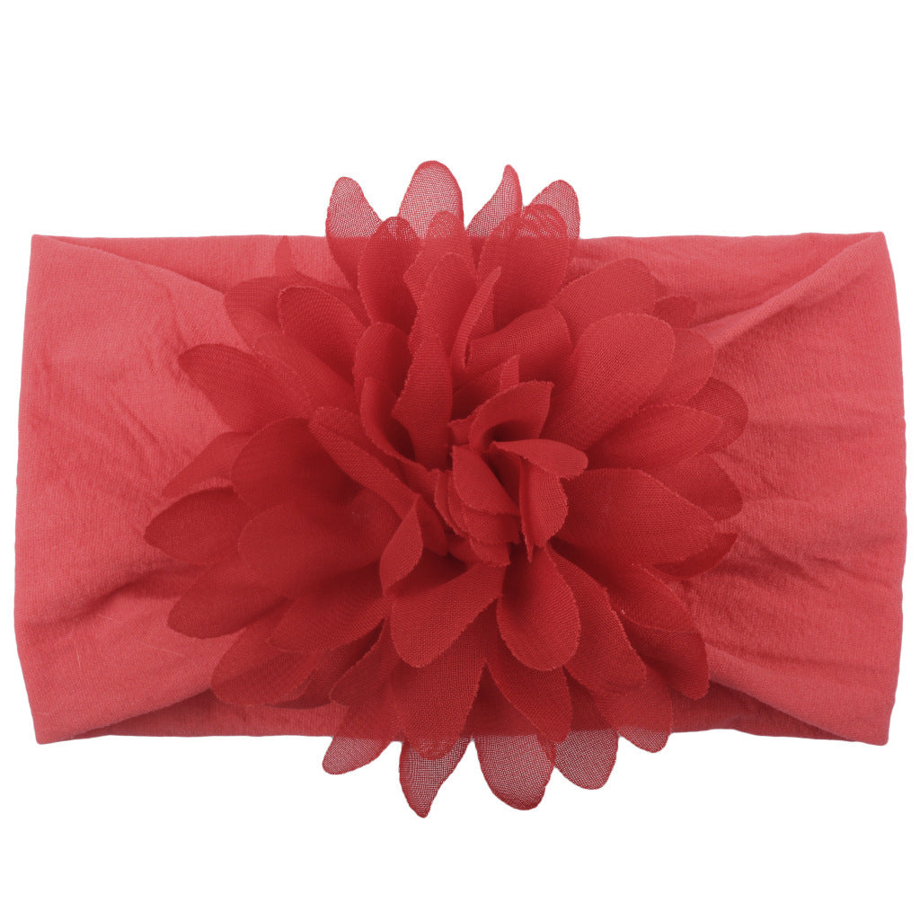 Chiffon Flower Baby Headband - Cute Princess Hair Accessories for Infant Girls - DropOnline.co