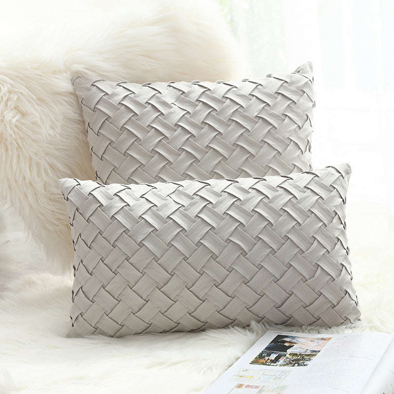 Buckskin woven cushion cover - DropOnline.co