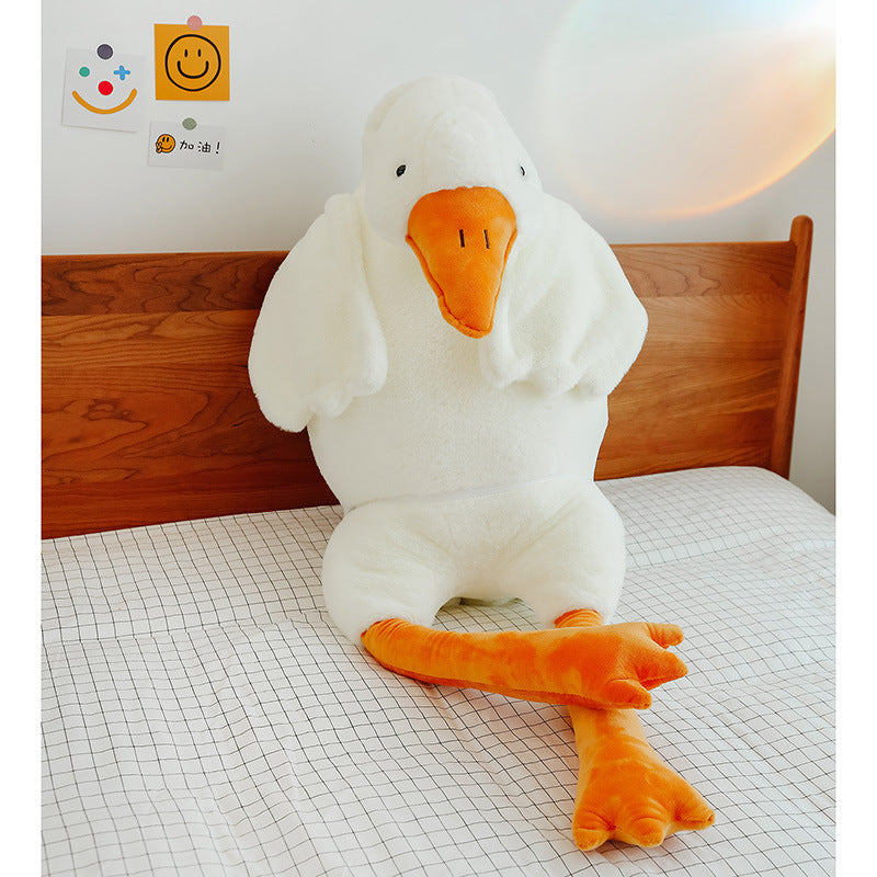Cute Big White Geese Pillow Plush Toy - DropOnline.co