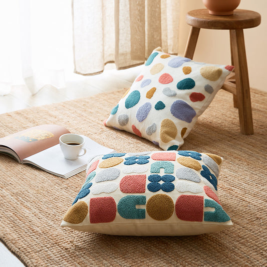 Bedroom Cushion Cover Back Office Waist Pillow Cover - DropOnline.co