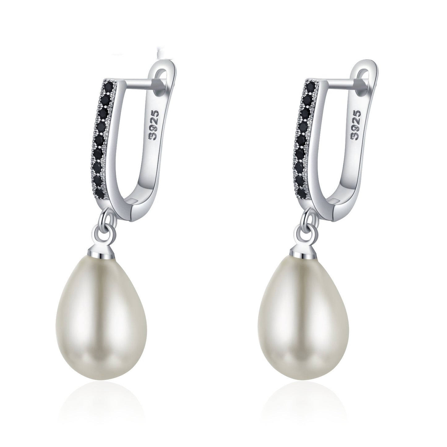 Popular OL Accessories Circle Full Rhinestone Zircon Earrings - DropOnline.co