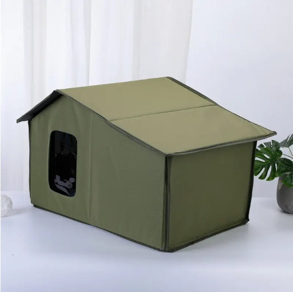 Outdoor Cat Nest Waterproof And Warm Cat House For All Seasons, Detachable And Washable Cat Nest - DropOnline.co