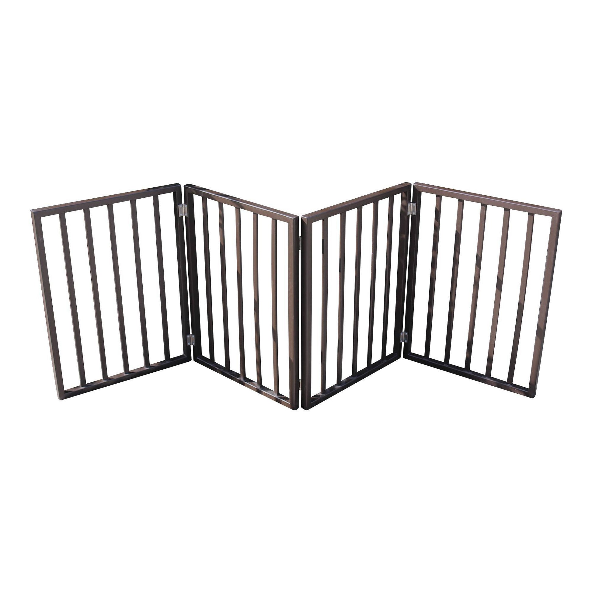 Pet Gate - Dog Gate For Doorways,Stairs Or House-standing, Folding - DropOnline.co