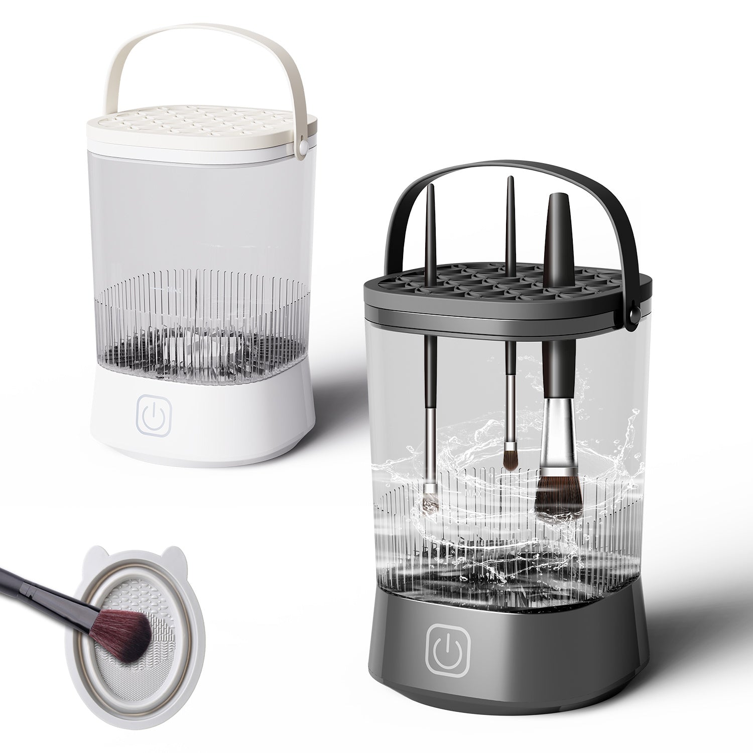 Electric Makeup Brush Cleaner - 9000 RPM Makeup Brush Cleaning Machine, Waterproof Automatic Makeup Brush Cleaner For Makeup Sponges And Brushes - DropOnline.co