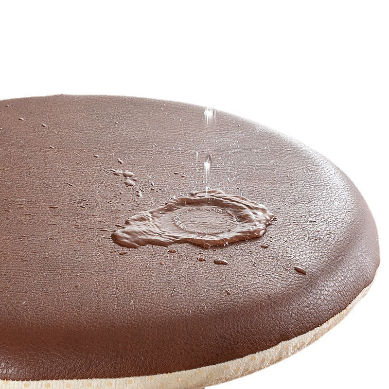 Round Super Soft Memory Foam Leather Cushion Bedroom Floor Tatami Non-slip Mat - DropOnline.co