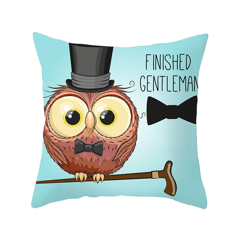 Owl animal pillowcase cushion cover - DropOnline.co