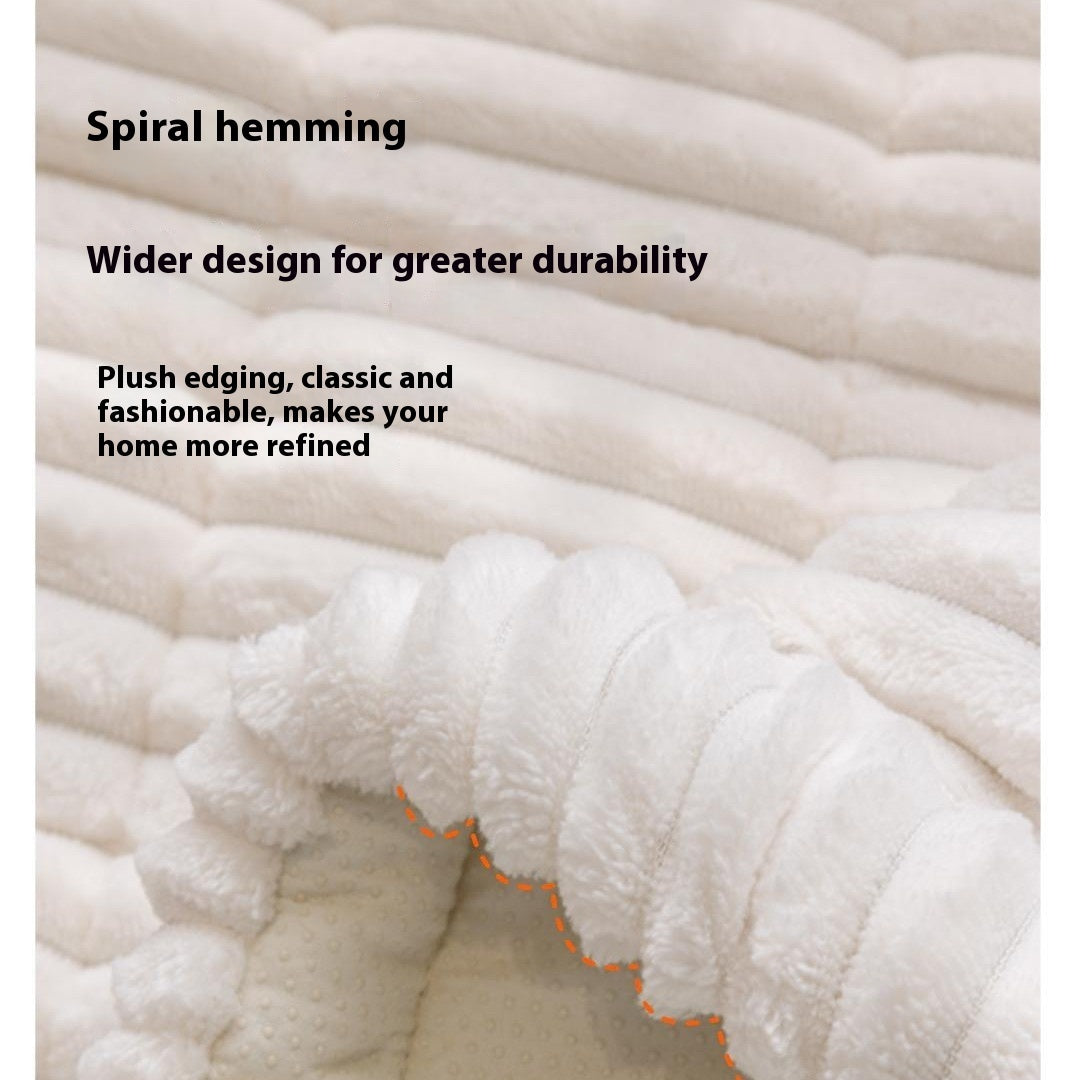 Sofa Cushion Autumn And Winter Thickening Plush Non-slip Tatami Cushion - DropOnline.co