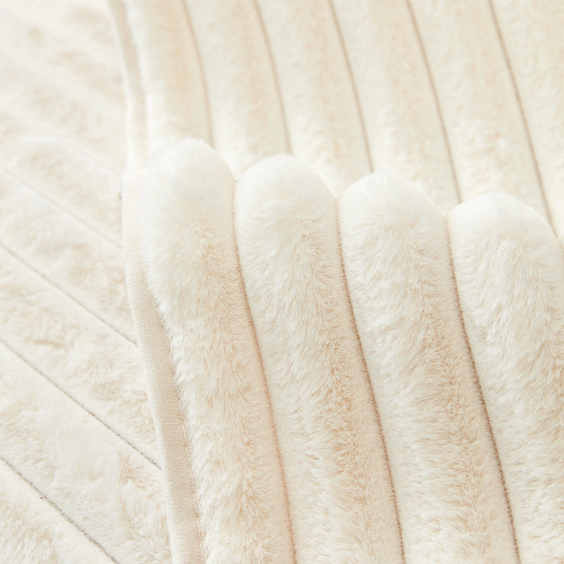 High-grade Rabbit Plush Winter Sofa Cushion - DropOnline.co