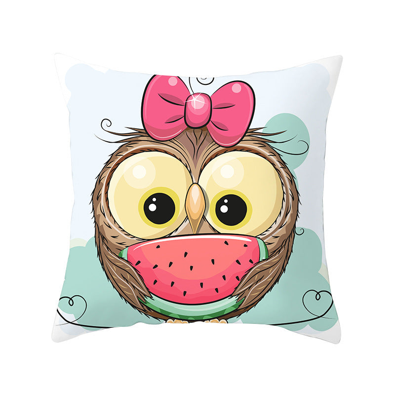 Owl animal pillowcase cushion cover - DropOnline.co