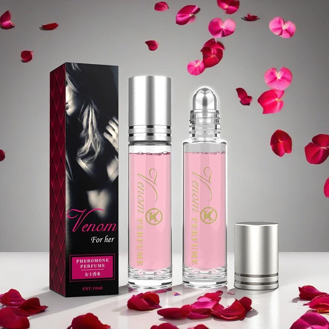 Women's 10ml Portable Pheromone Roller Perfume, Fresh, Natural, Elegant And Long-lasting Fragrance, Suitable For Dating, Travel And Parties In 2025 - DropOnline.co
