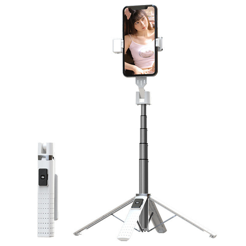 Tetrapod Mobile Phone Double Fill Light Holder Bluetooth Selfie Stick - DropOnline.co