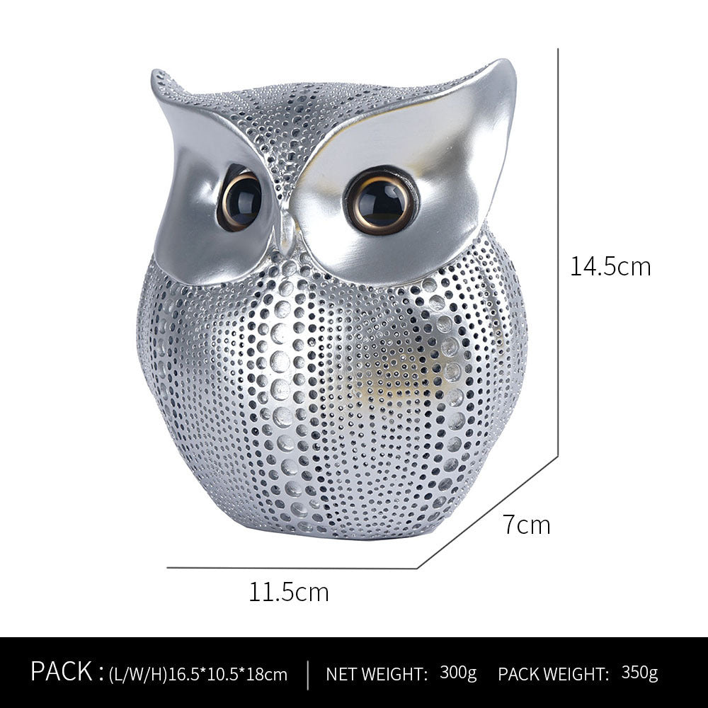 Owl Resin Craft Decoration Home Soft Decoration - DropOnline.co