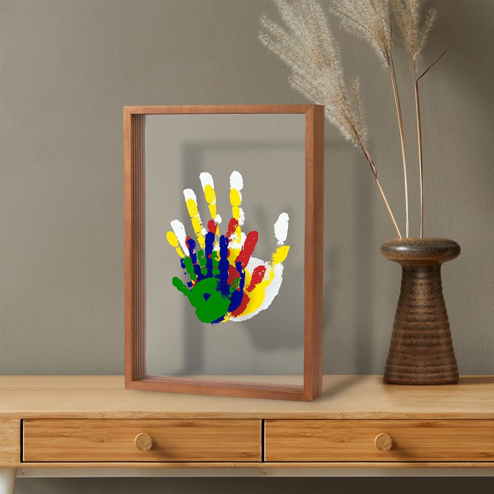 Art Print Souvenir Multi-person Handprint Diy Handprint Photo Frame - DropOnline.co