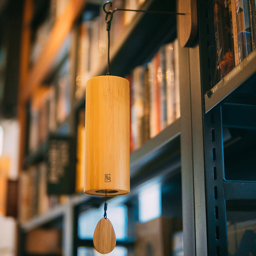 Outdoor Garden Home Decor Meditation Relax Bamboo Wood Wind Chimes - DropOnline.co