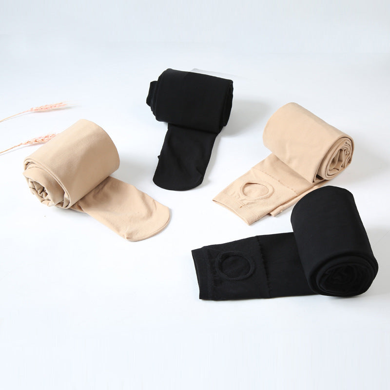 Leggings Winter Plus Velvet Thick Adjustable Pantyhose Super Elastic Large Size - DropOnline.co