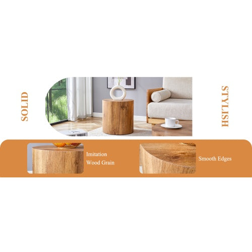 The Cylindrical Table With Its Patterned Design Can Be Easily Integrated Into A Variety Of Interior Styles, From Coffee Tables To Small Dining Tables, Workbenches Or Makeshift Writing Desks - DropOnline.co