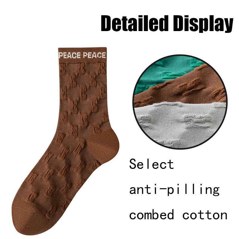 6 Pairs Women's Compression Sports Socks - Athletic Hiking Anti-Blister Crew Socks