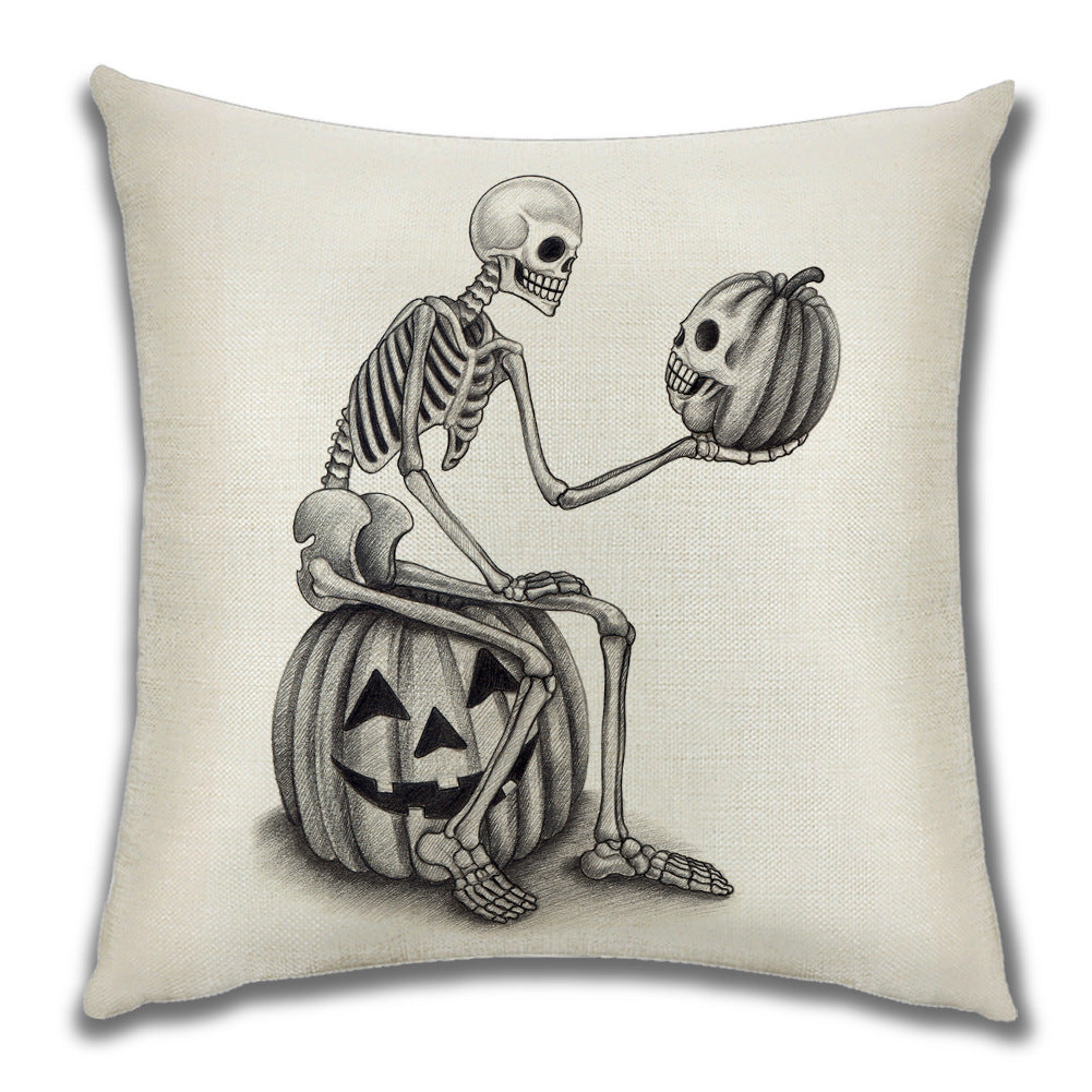 Cartoon Pumpkin Castle Sofa Cushion Cushion Pillowcase - DropOnline.co