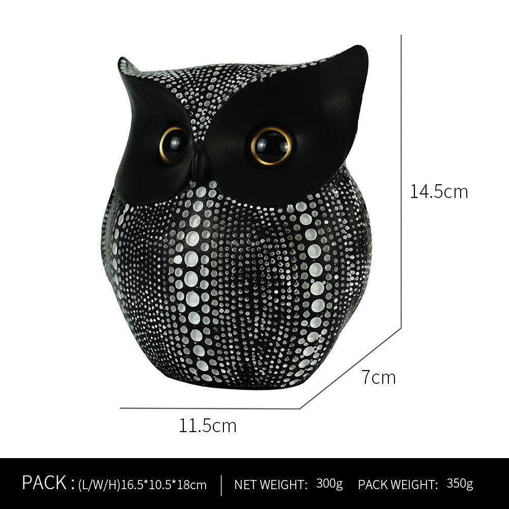 Owl Resin Craft Decoration Home Soft Decoration - DropOnline.co