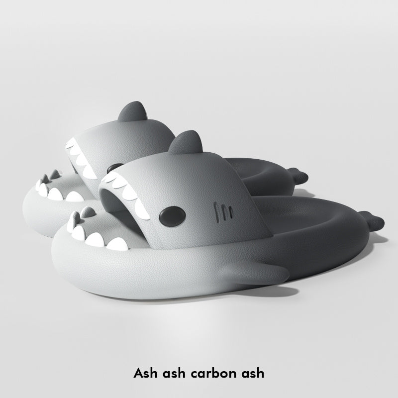 Gradient Shark Slippers Men's Home Bathroom Non-slip - DropOnline.co