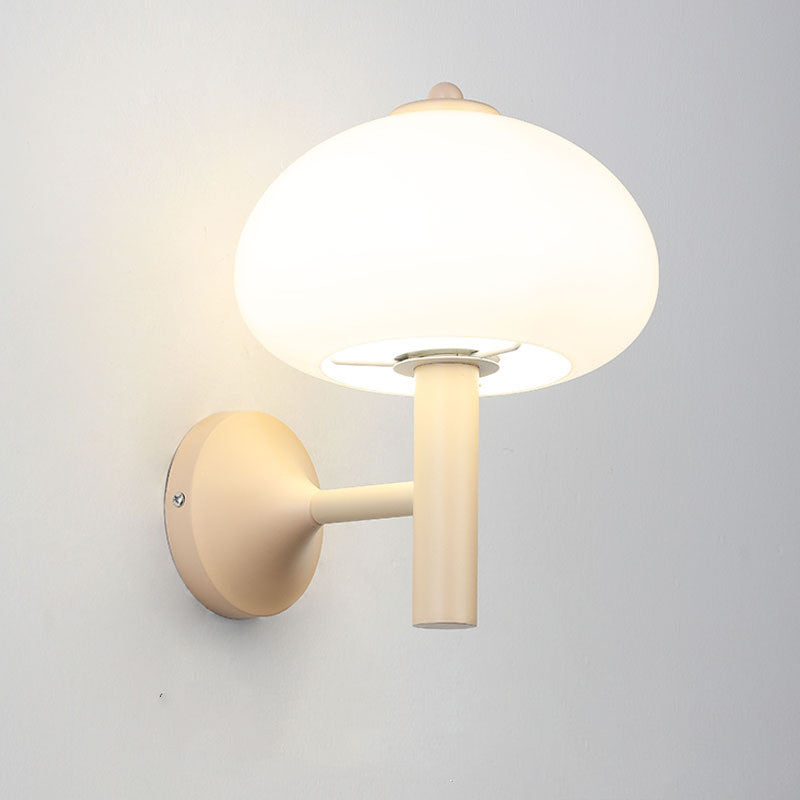 Small Mushroom Wall Lamp Retro Decor Living Room Bedroom Bedside - DropOnline.co