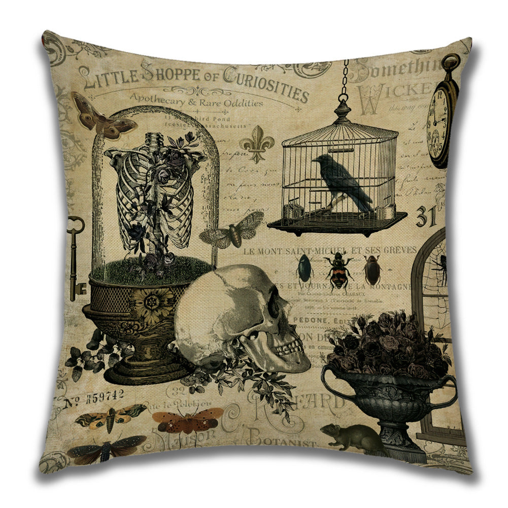 Cartoon Pumpkin Castle Sofa Cushion Cushion Pillowcase - DropOnline.co