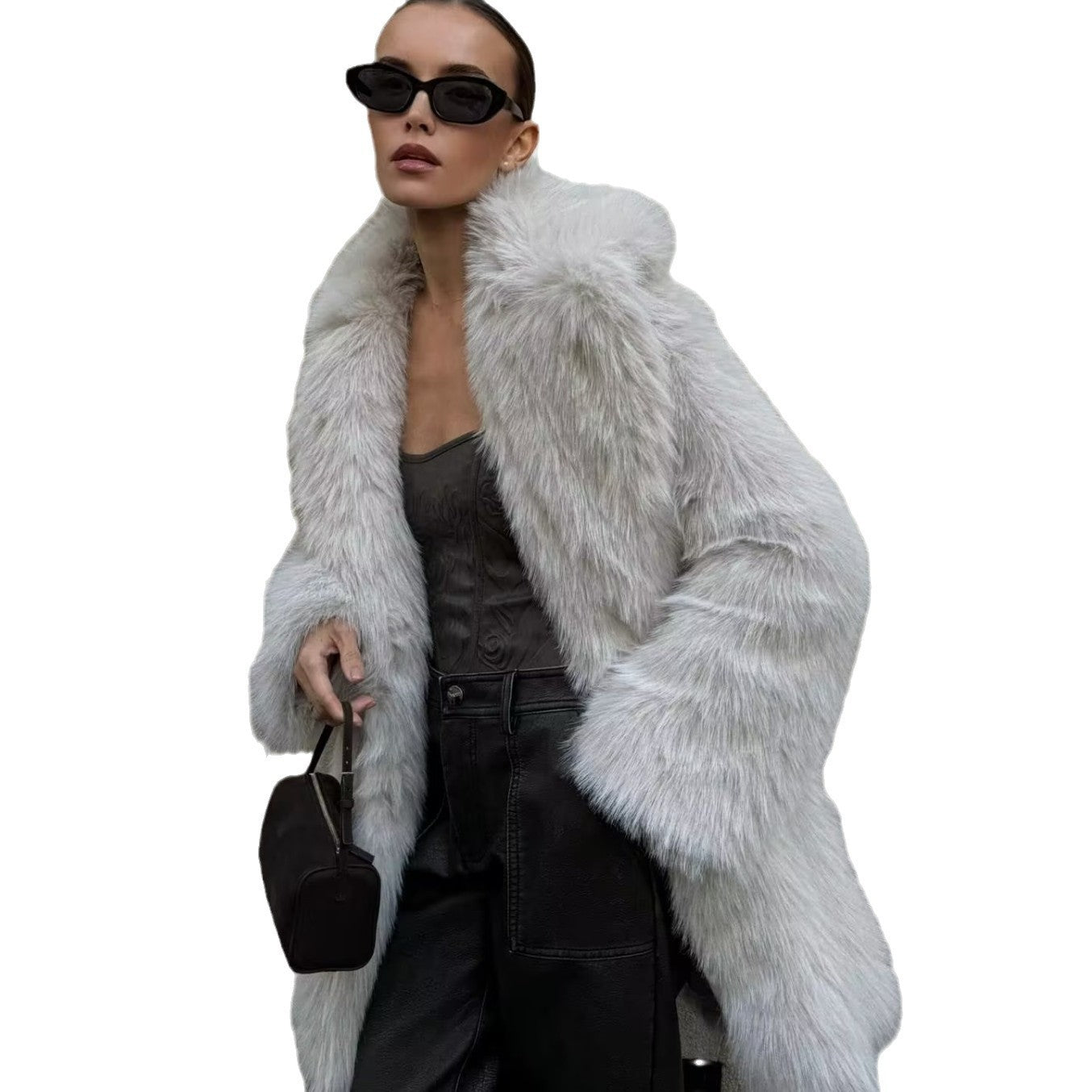 Artificial Fur Warm Coat Thick Coat Women - DropOnline.co