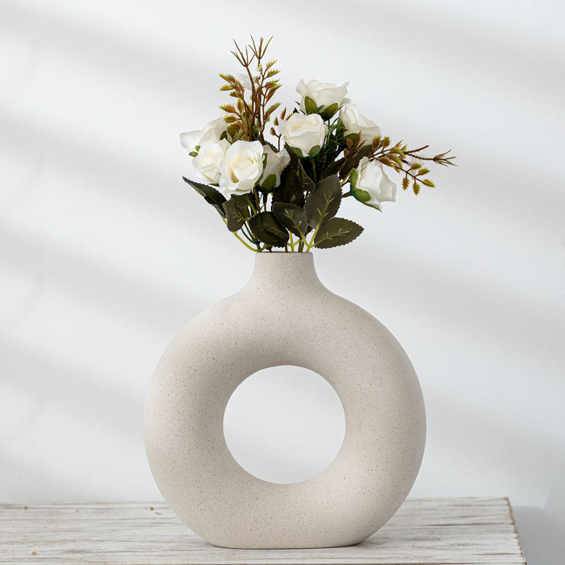New Style Biscuit Vase Frosted Particle Flower Arranging Device - DropOnline.co