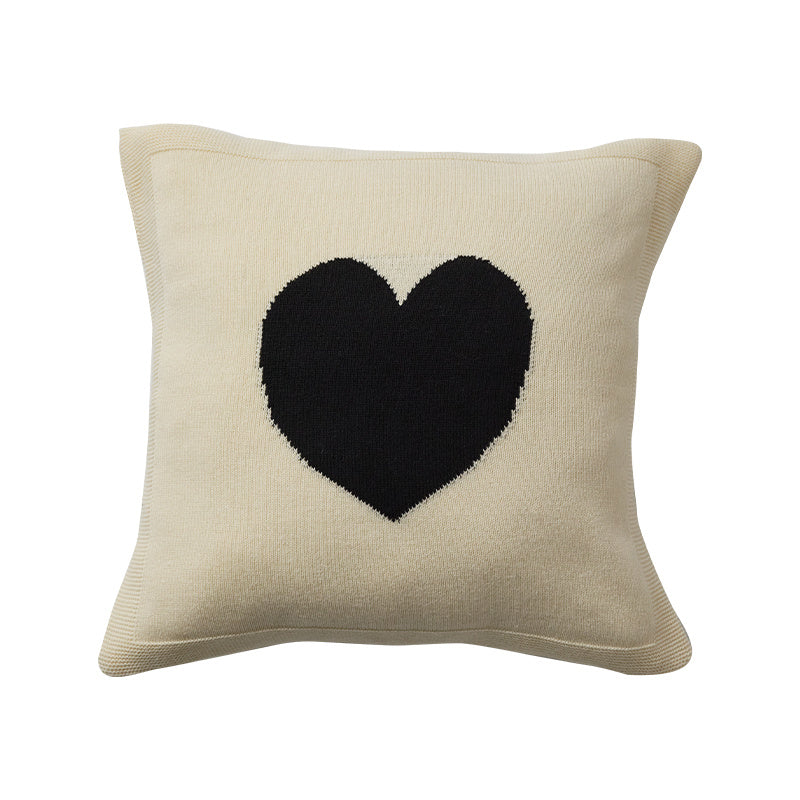 Cute Black And White Nordic Style Living Room Sofa Pillow Cushion With Core - DropOnline.co