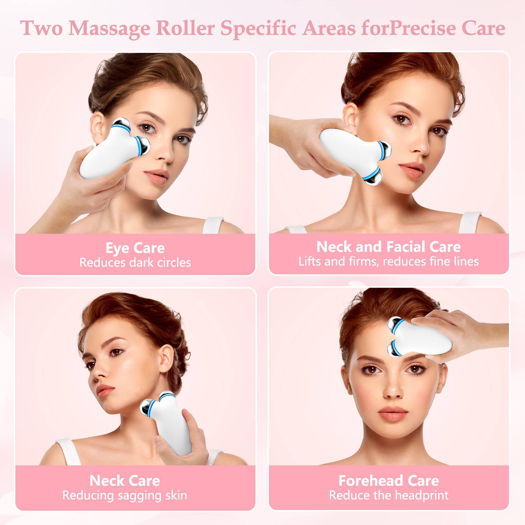 Anti Aging And Wrinkles Microcurrent Facial Device, Boost Skin Care Absorption - DropOnline.co
