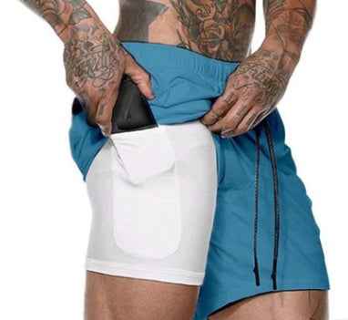 Men's Pocket Compression Shorts - Athletic Performance Shorts