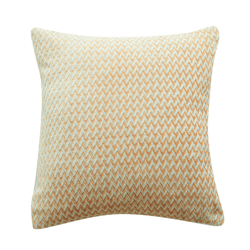 Herringbone Double-sided Plush Car Cushion Sofa Cushion - DropOnline.co