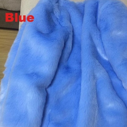 Fashionable imitation fox fur coat fur coat fur coat fur coat short style - DropOnline.co