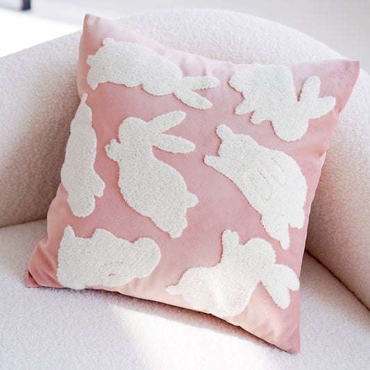 Cream Colored Cute Girl Headboard Pillowcase Cushion - DropOnline.co