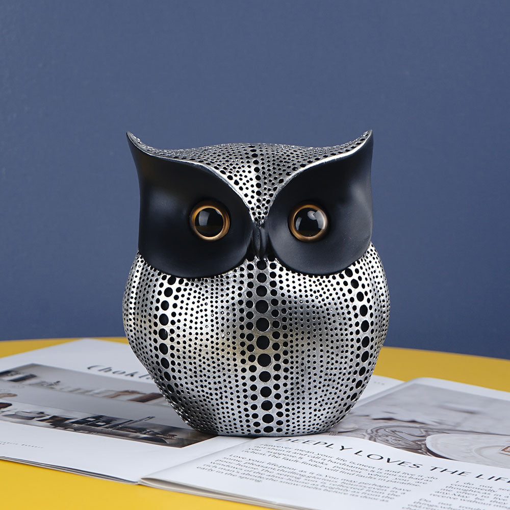 Owl Resin Craft Decoration Home Soft Decoration - DropOnline.co