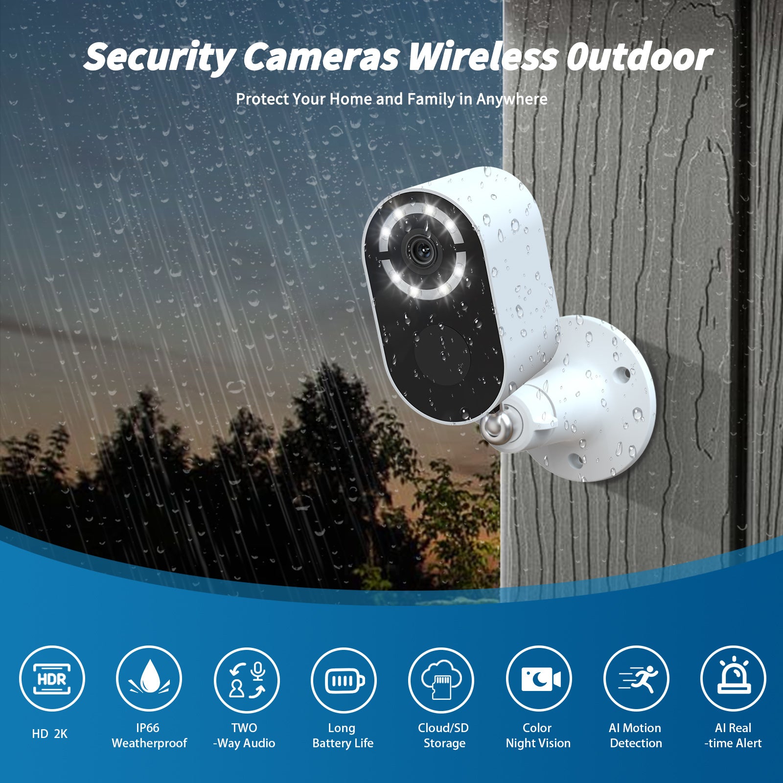 Solar Battery Security Camera Wireless Wifi CCTV Solar Powered Camera Surveill Camera Outdoor - DropOnline.co