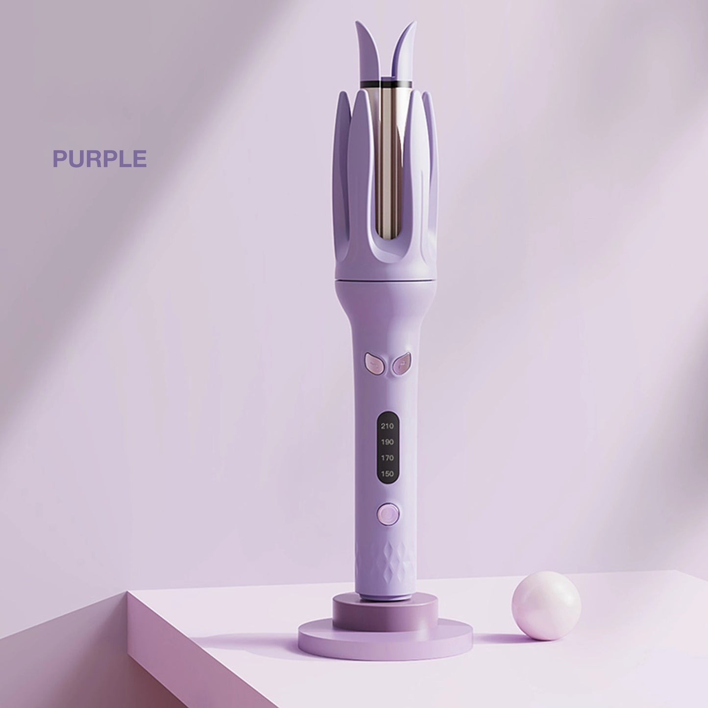 Automatic Hair Curler, 28mm Barrel, 4 Temperature Modes, Negative Ion Generator, Smart Timer And Sensor, Auto Off For Safety - DropOnline.co