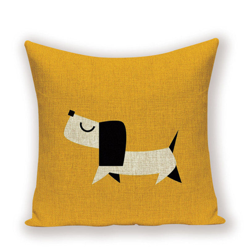 Dachshund Cushion Cover Fungus Sausage - DropOnline.co
