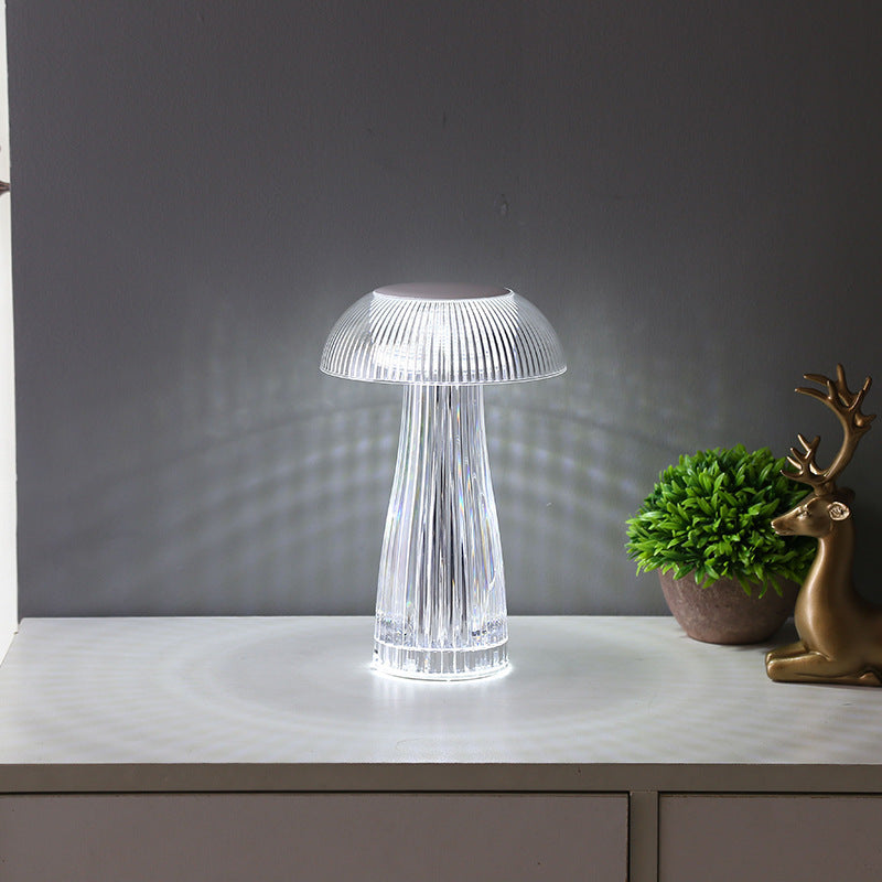 Creative Crystal Lamp Jellyfish Table Lamp Light Luxury Touch Decoration Home Decor - DropOnline.co
