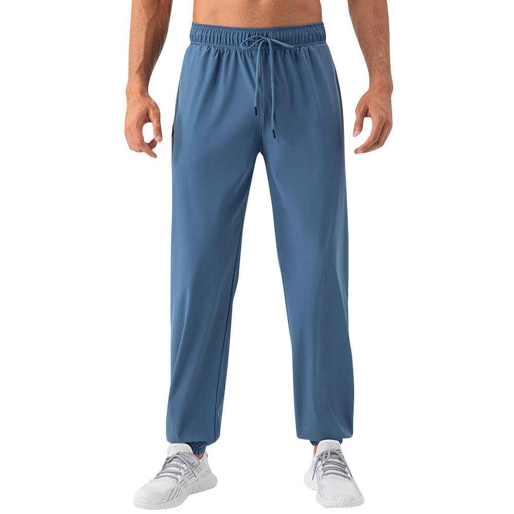 Men's Nylon Track Pants - Quick-Drying Loose Fit Athletic Pants